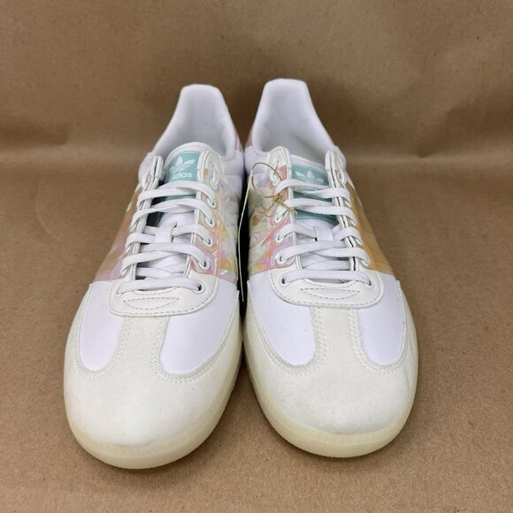 Adidas Samba OG White Iridescent Shoes White Men’s Size 9.5 - Picture 3 of 10